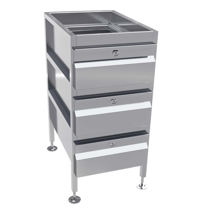 AB-3DRAW-G.jpg Image of Drawer Freestanding 3monkeez 3Drawer