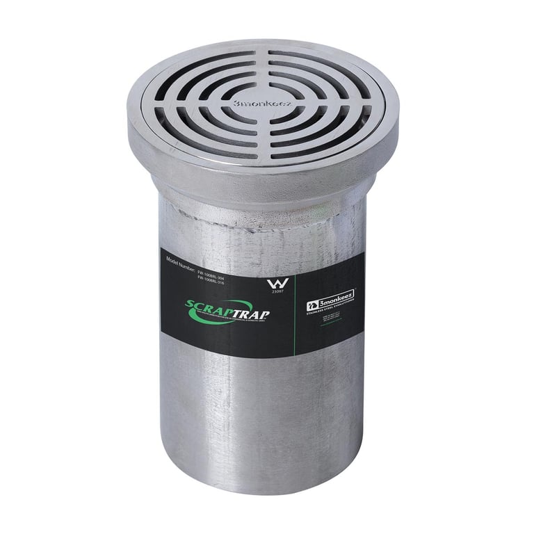 FW-100BRL-316.jpg Image of Waste Floor 3monkeez Arrestor Round 112mm