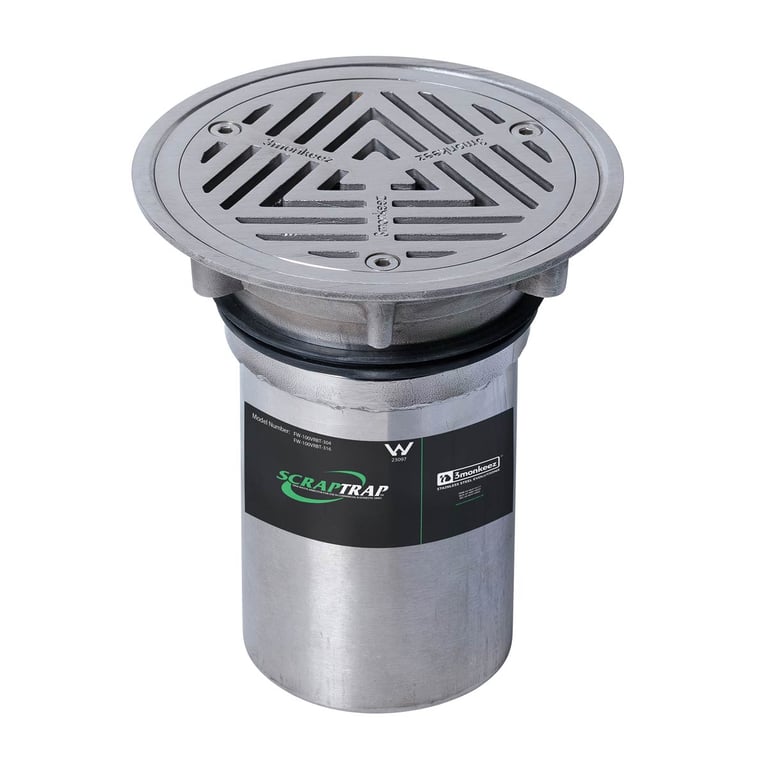 FW-100VRBT-316.jpg Image of Waste Floor 3monkeez Vinyl Arrestor Round 150mm