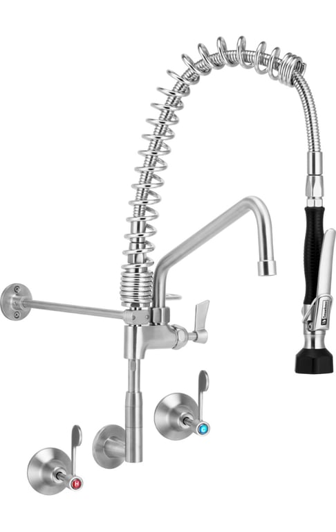 T-3M53822-C.jpg Image of TapSet Wall 3monkeez WallStopsAndElbow PreRinseUnit PotFiller Cafe