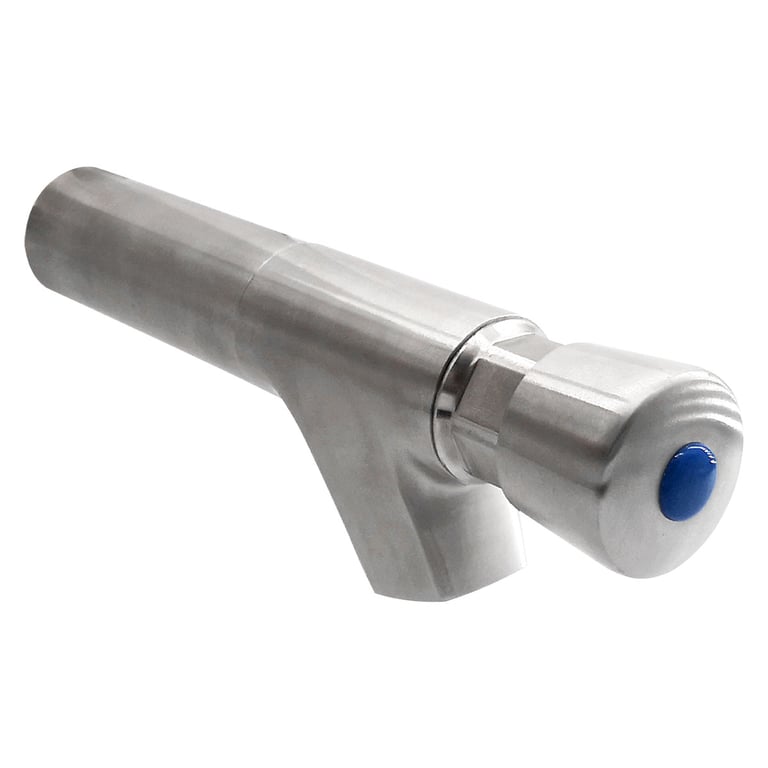 T-3MSS-BT_PB With Extension Tube.jpg Image of TapSet Bib 3monkeez PushButton