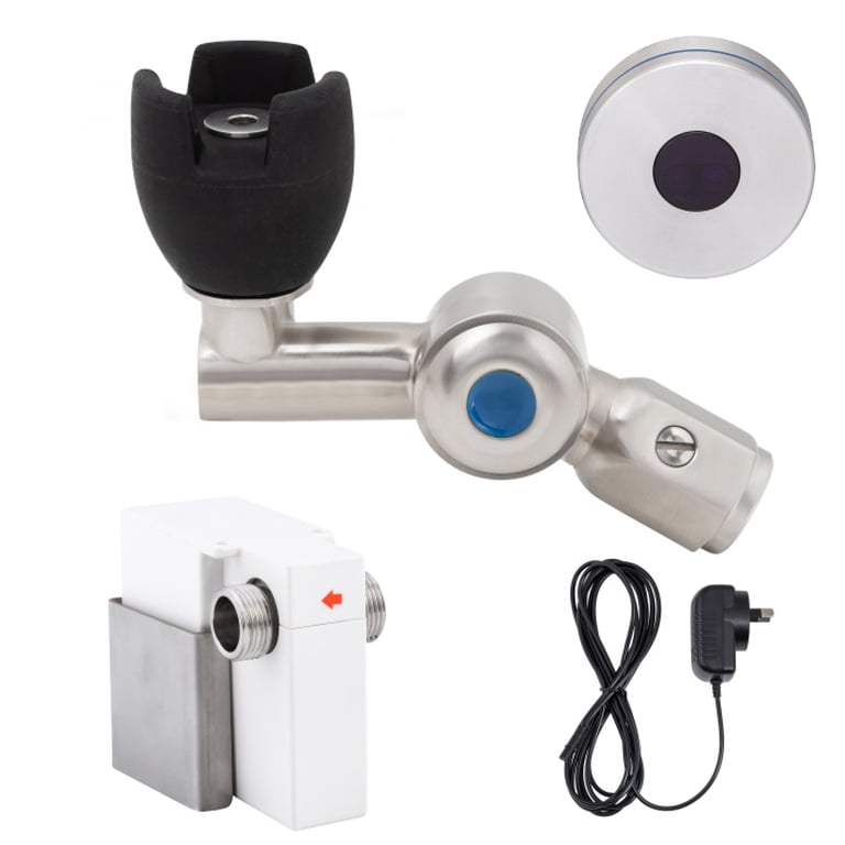 T-3MSS-BUBS45SM.jpg Image of TapSet Wall 3monkeez Bubbler RemoteSensor AngledMouthguard