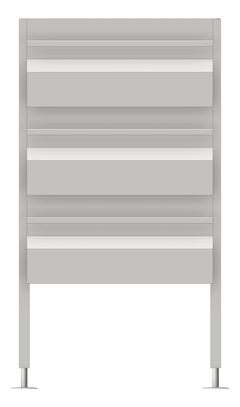 Front Image of Drawer Freestanding 3monkeez 3Drawer