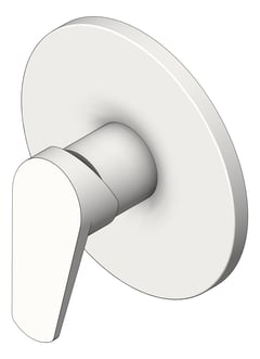 3D Shaded Image of MixerTap Wall 3monkeez StainlessSteel