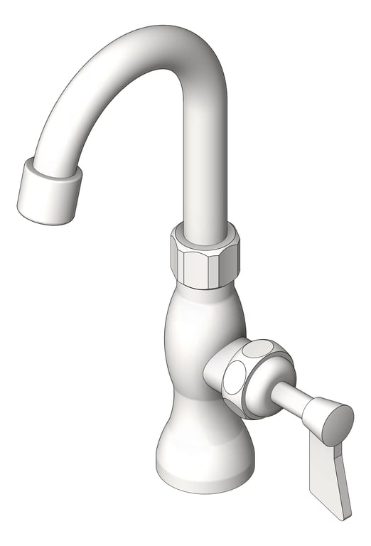 Navigate to Mixer Hob 3monkeez Gooseneck Single