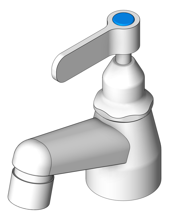 Image of Mixer Pillar 3monkeez AntiVandal