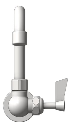 Front Image of Mixer Wall 3monkeez Gooseneck Single