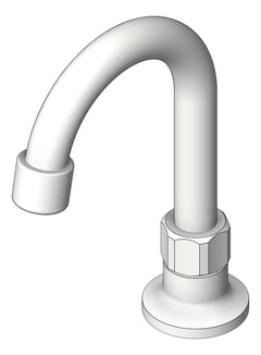 3D Shaded Image of Spout Hob 3monkeez Gooseneck