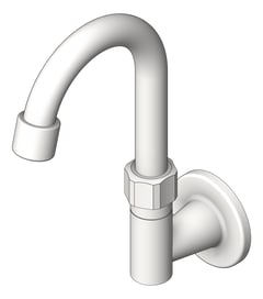 3D Shaded Image of Spout Wall 3monkeez Gooseneck SingleWallElbow