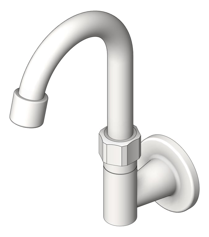 Navigate to Spout Wall 3monkeez Gooseneck SingleWallElbow