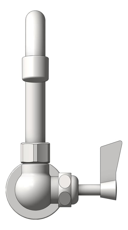 Front Image of Spout Wall 3monkeez Gooseneck Single