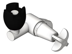 3D Shaded Image of TapSet 45Deg 3monkeez Mouthguard