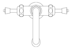 Plan Image of TapSet Hob 3monkeez GooseneckSpout Dual