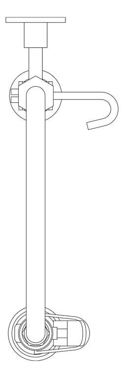 Plan Image of TapSet Hob 3monkeez PreRinseUnit NoStops