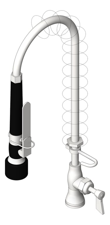 Navigate to TapSet Hob 3monkeez PreRinseUnit Single Cafe