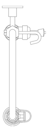 Plan Image of TapSet Hob 3monkeez PreRinseUnit Single