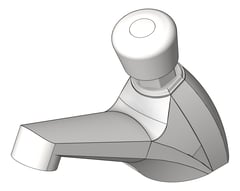 3D Shaded Image of TapSet Pillar 3monkeez PushButton