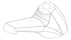 3D Documentation Image of TapSet Pillar 3monkeez RemoteSensor