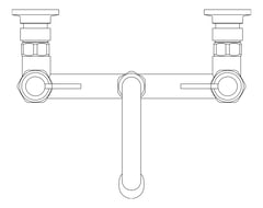 Plan Image of TapSet Wall 3monkeez GooseneckSpout ExposedWall