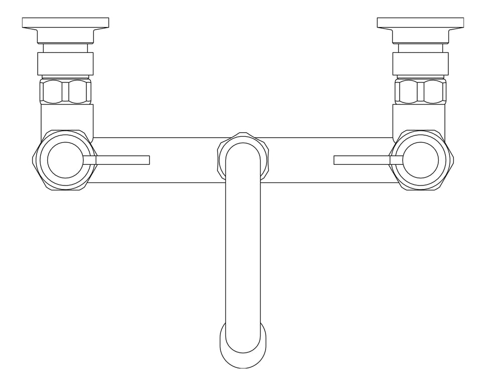 Plan Image of TapSet Wall 3monkeez GooseneckSpout ExposedWall