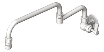 3D Shaded Image of TapSet Wall 3monkeez PotAndKettleFillers Single