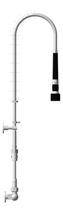 Left Image of TapSet Wall 3monkeez PreRinseUnit PotFiller Single