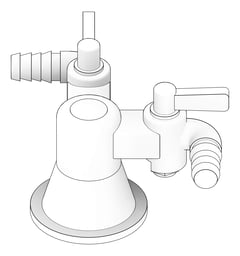 3D Documentation Image of Turret Bench 3monkeez Gas RightAngle TwoWay