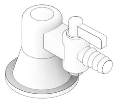 3D Documentation Image of Turret Bench 3monkeez Gas Straight Single