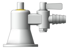 Left Image of Turret Bench 3monkeez Gas Straight TwoWay