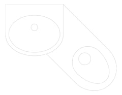 Plan Image of ToiletPan 3monkeez CombinationUnit 45Deg RightPan