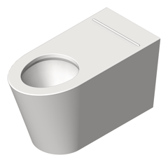 3D Shaded Image of ToiletPan Floor 3monkeez Accessible