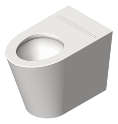 3D Shaded Image of ToiletPan Floor 3monkeez Ambulant