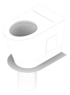 3D Documentation Image of ToiletPan WallFaced 3monkeez Ambulant LongDrop
