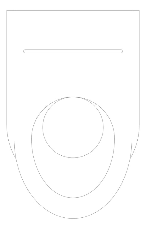 Plan Image of ToiletPan WallFaced 3monkeez Ambulant LongDrop