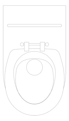Plan Image of ToiletPan WallFaced 3monkeez Ambulant