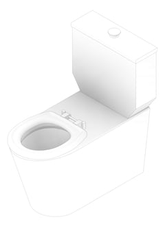 3D Documentation Image of ToiletPan WallFaced 3monkeez CloseCoupled Accessible