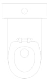 Plan Image of ToiletPan WallFaced 3monkeez CloseCoupled Accessible