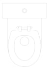 Plan Image of ToiletPan WallFaced 3monkeez CloseCoupled