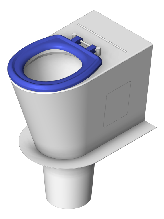 Navigate to ToiletPan WallFaced 3monkeez LongDrop Ambulant