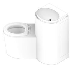 3D Documentation Image of ToiletSuite CombinationUnit 3monkeez 45Deg LeftPan