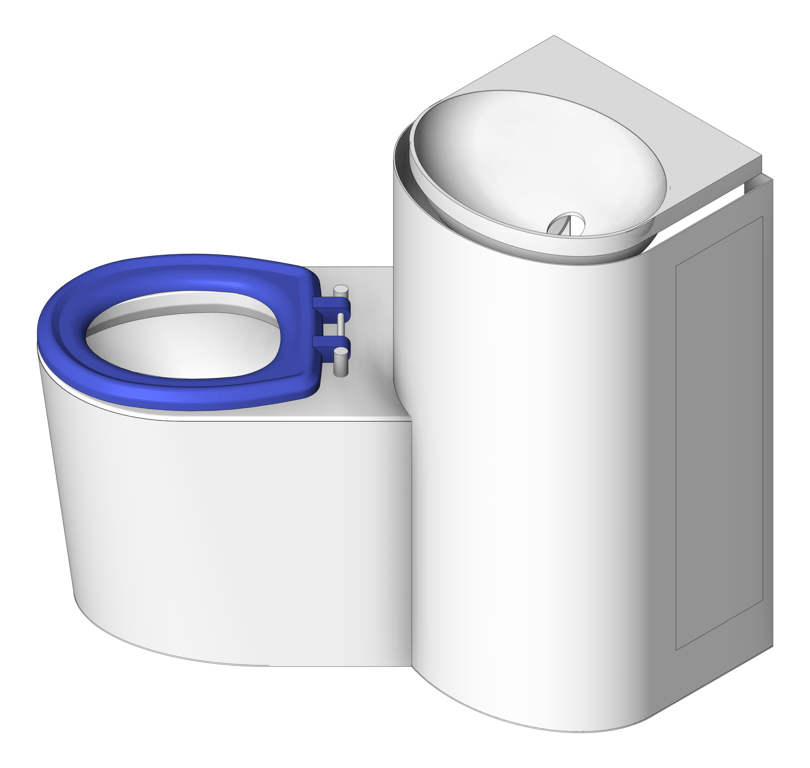 Navigate to ToiletSuite CombinationUnit 3monkeez 45Deg LeftPan