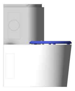Left Image of ToiletSuite CombinationUnit 3monkeez 45Deg LeftPan