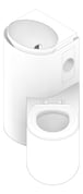 3D Documentation Image of ToiletSuite CombinationUnit 3monkeez 45Deg RightPan