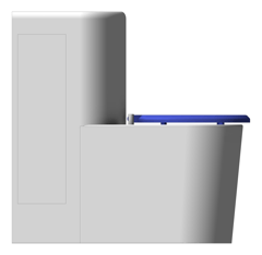 Left Image of ToiletSuite CombinationUnit 3monkeez Straight LeftPan