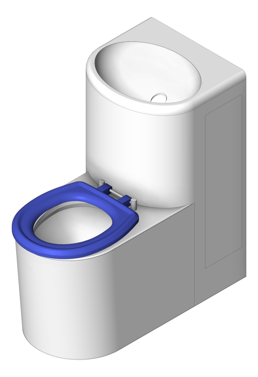 ToiletSuite CombinationUnit 3monkeez Straight RightPan