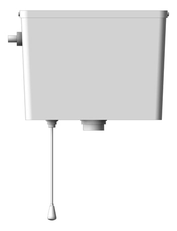 Front Image of Cistern WallHung 3monkeez Urinal PullChain