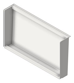 3D Shaded Image of Urinal Floor 3monkeez Standard