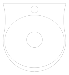 Plan Image of Urinal Wall 3monkeez RearEntryPod