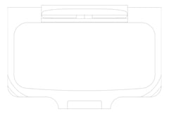 Plan Image of BabyChangeStation SurfaceMount 3monkeez Horizontal
