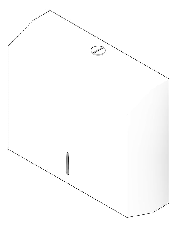 3D Documentation Image of PaperTowelDispenser SurfaceMount 3monkeez